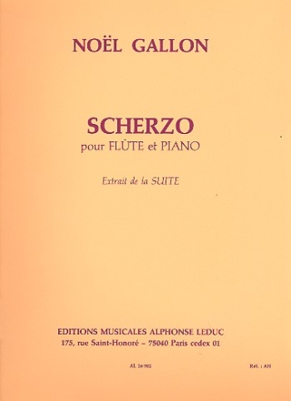 Scherzo pour flte et piano