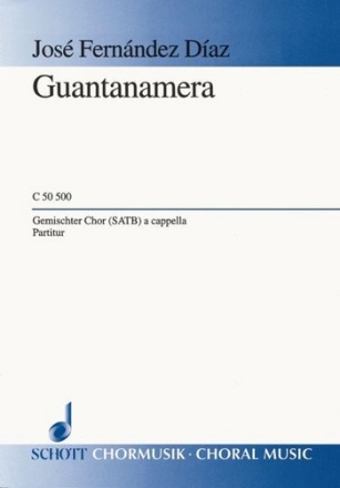 Guantanamera fr gemischten Chor (SATB) Chorpartitur