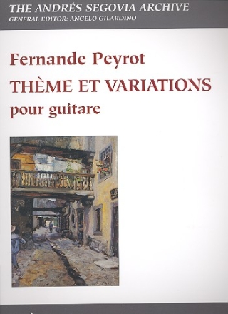 Thme et variations pour guitare