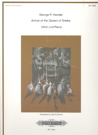 Arrival of the Queen of Sheba for violin and piano