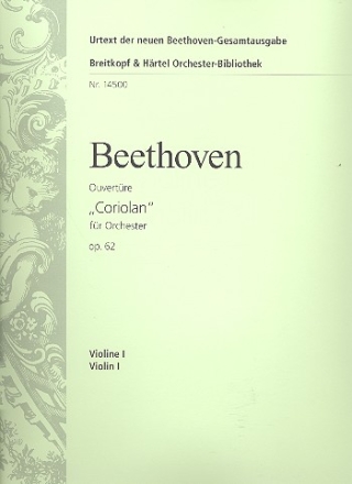 Coriolan-Ouvertre op.62 fr Orchester Violine 1