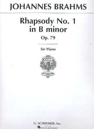 Rhapsodie h-Moll op.79,1 fr Klavier