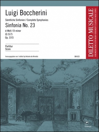 SINFONIE D-MOLL NR.23 G517 OP.37,3 FUER ORCHESTER,  PARTITUR