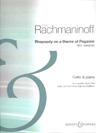 Rhapsody on a Theme of Paganini for cello and piano