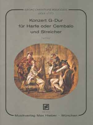 Konzert G-Dur fr Harfe (Cembalo) und Streicher Partitur