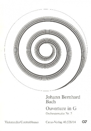 Ouvertre G-Dur fr Streicher und Bc Cello / Ba