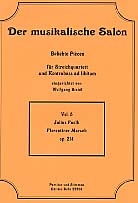 Florentiner Marsch op.214 fr Streichquartett und Kontraba ad lib. Partitur und Stimmen