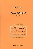 2 STUECKE FUER FLOETE UND KLAVIER  1993/97