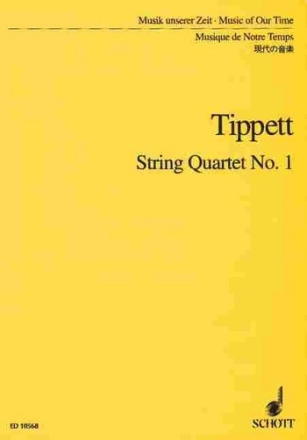 String quartet No.1 fr Streichquartett study score