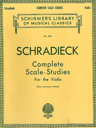 Complete Scale-Studies for violin