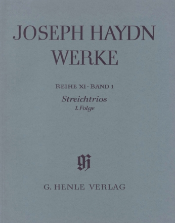 Joseph Haydn Werke Reihe 11 BAND 1 STREICHTRIOS 1. FOLGE