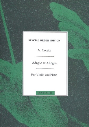 Adagio et allegro for violin and piano Verlagskopie