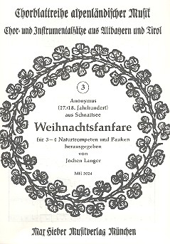 Weihnachtsfanfare fr 3-4 Naturtrompeten und Pauken