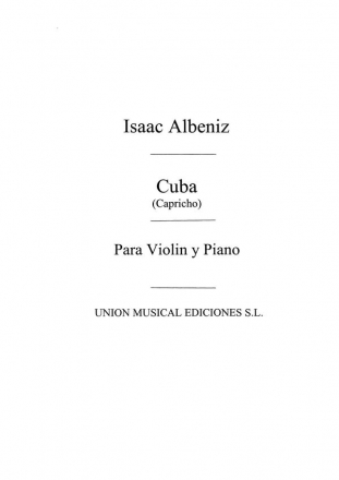 Cuba para violin y piano