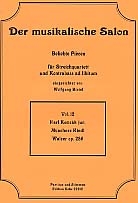 Mnchner Kindl op.286 fr Streichquartett und Kontraba ad lib. Partitur und Stimmen