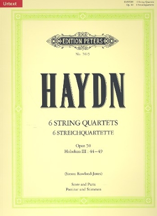 Streichquartette op.50 Band 3 fr Streichquartett Partitur und Stimmen