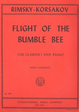 Flight of the Bumble Bee for clarinet and piano