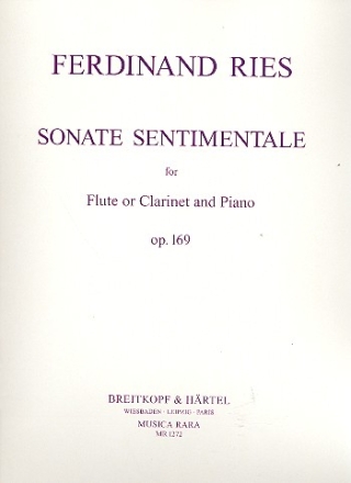 Sonate sentimentale op.169 fr Flte (Klarinette) und Klavier