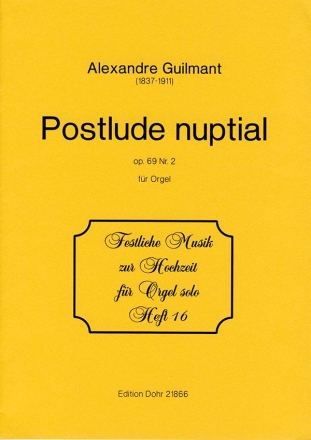 Postlude nuptiale op.69,2 fr Orgel