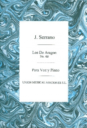 Los de Aragon para voz y piano