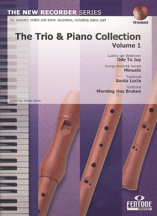 The Trio and Piano Collection vol.1 (+CD) for 3 recorders (sat) and piano score and parts