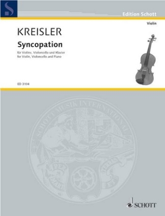 Syncopation fr Violine, Violoncello und Klavier Stimmen