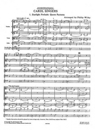 PLAYSTRINGS MUSIC FOR STRINGORCHESTRA,  SCORE WILBY, PHILIP,  ED