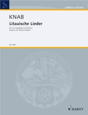 Litauische Lieder fr Gesang und Klavier