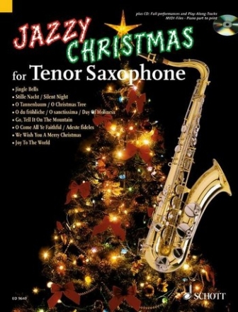 Jazzy Christmas (+CD) for tenor saxophone