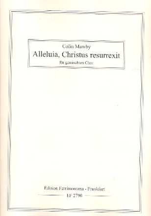 Alleluia Christus resurrexit fr gem Chor a cappella Singpartitur