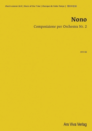 Composizione per orchestra no.2 fr Orchester Partitur