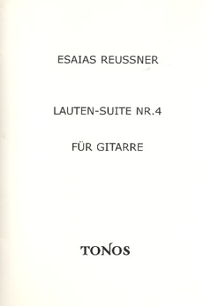 Lauten-Suite no.4 fr Gitarre