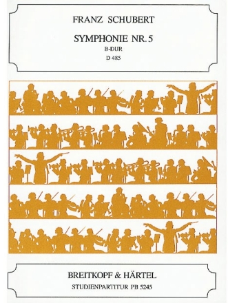 Sinfonie B-Dur Nr.5 D485 fr Orchester Studienpartitur