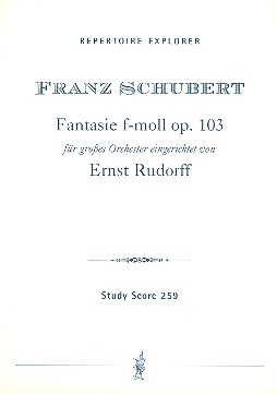 Fantasie f-Moll D940 op.103 fr Klavier zu 4 Hnden fr Orchester Studienpartitur