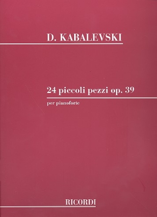 24 piccoli pezzi op.39 er pianoforte