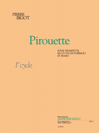 Pirouette pour trompette et piano (cycle 1)