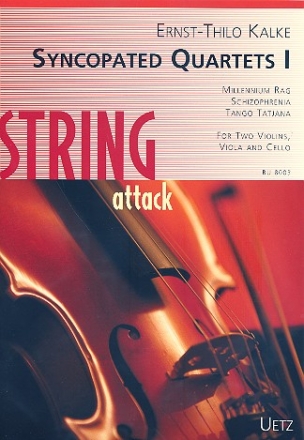 String Attack fr Streichquartett Partitur und Stimmen