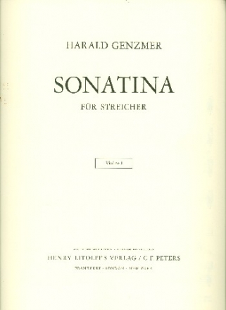 Sonatina prima fr Streicher Violine 1