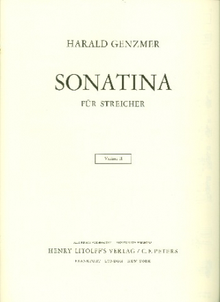 Sonatina prima fr Streicher Violine 2