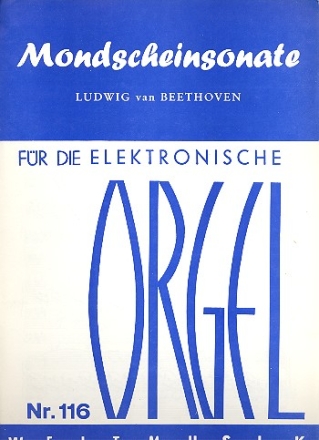 Die Mondscheinsonate fr E-Orgel