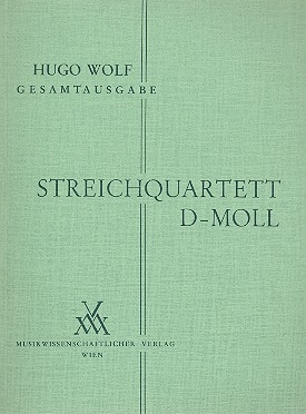 Streichquartett d-Moll fr Streichquartett Studienpartitur