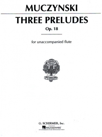 3 preludes op.18 for unaccompanied flute