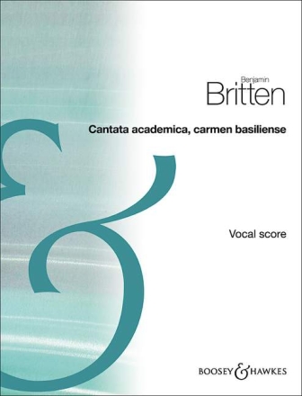 Cantata Academica op. 62 fr Soli (SATB), gemischter Chor und Orchester Klavierauszug