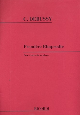 Rhapsodie no.1 pour clarinette et piano