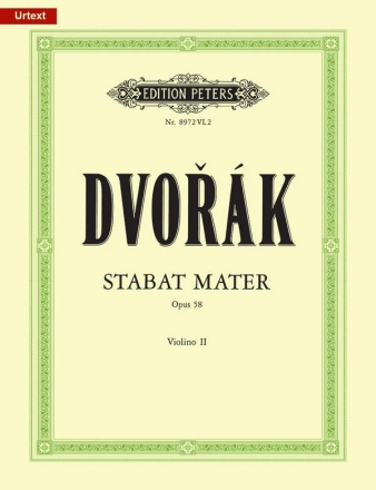 Stabat Mater op.58 fr Soli, Chor und Orchester Violine 2