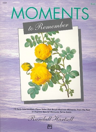 Moments to remember vol.1 for piano 12 early intermediate piano solos