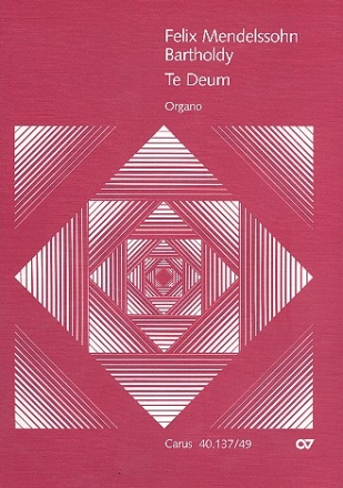 Te Deum fr Soli (SATB/SATB), Doppelchor und Bc Orgelstimme