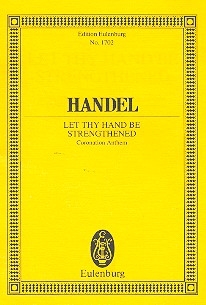 Let thy hand be strengthened for mixed chorus (SAATB) and orchestra study score