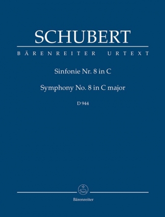 Sinfonie C-Dur Nr.8 D944 fr Orchester Studienpartitur