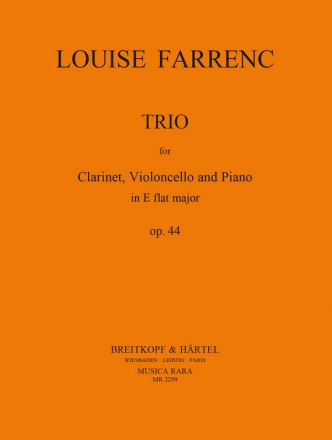 Trio op.44 fr Klarinette, Violoncello und Klavier Partitur und Stimmen